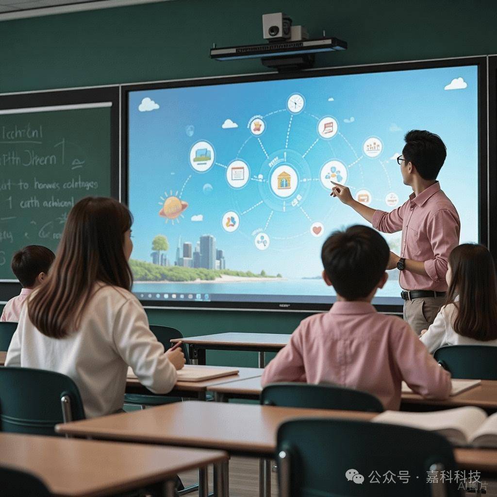 嘉科推出的智慧黑板 86寸觸摸電子教育 智能教學觸控一體機,深受師生